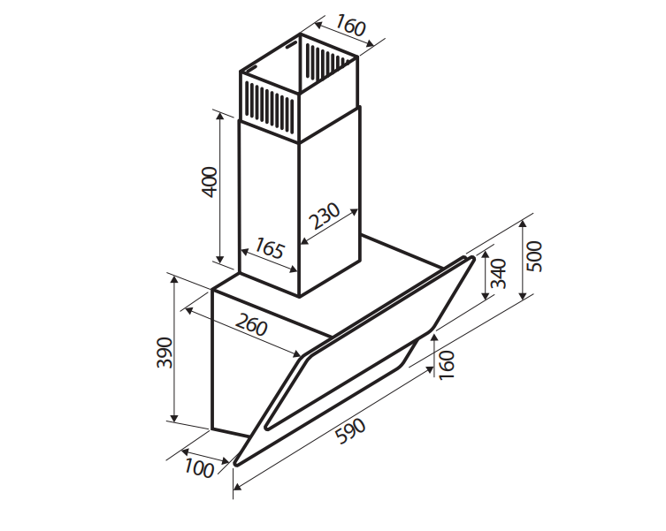 картинка Кухонная вытяжка Kuppersberg F 603 B 