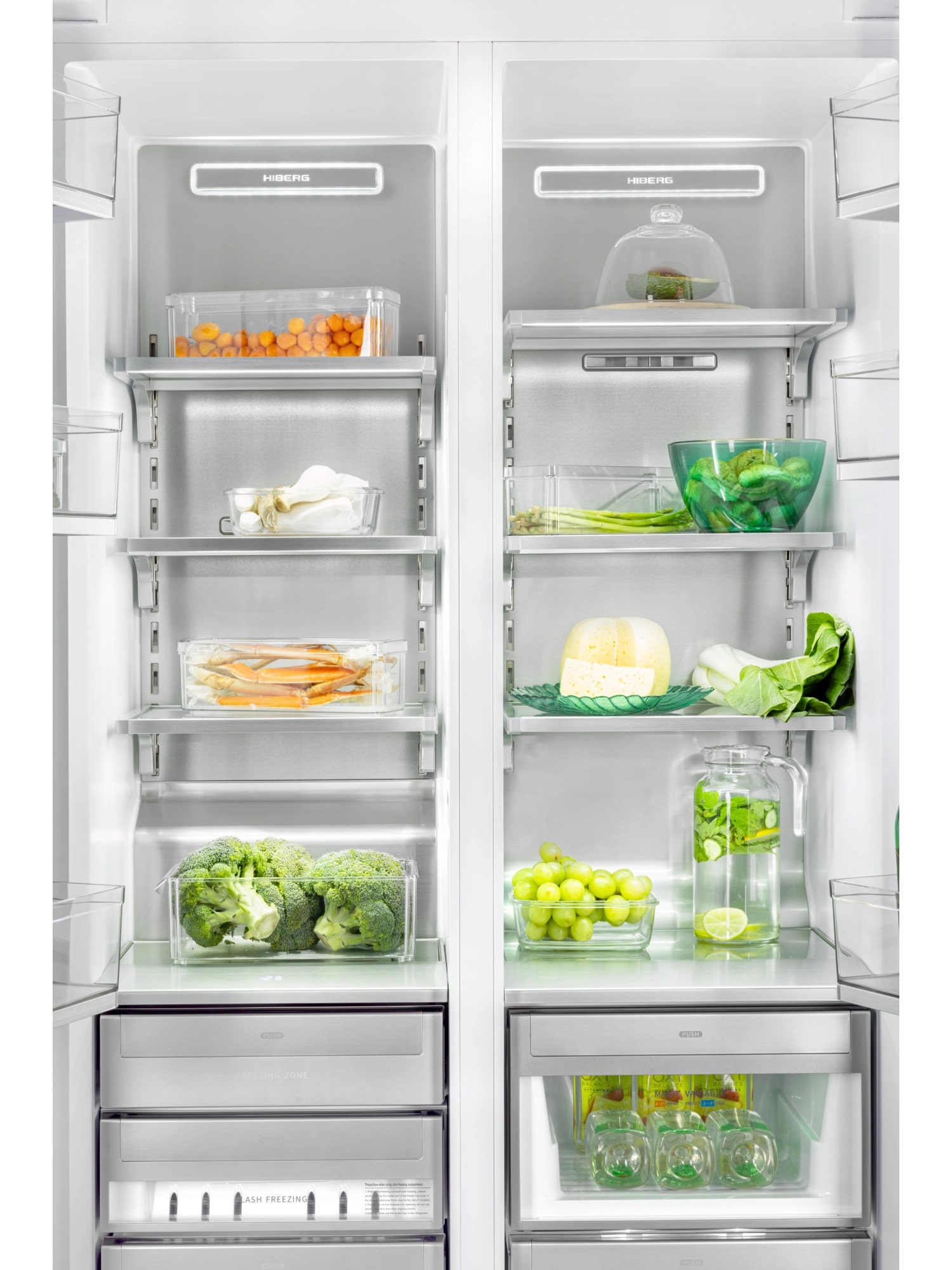 картинка Встраиваемый холодильник Hiberg S-RFS 800 W inverter 