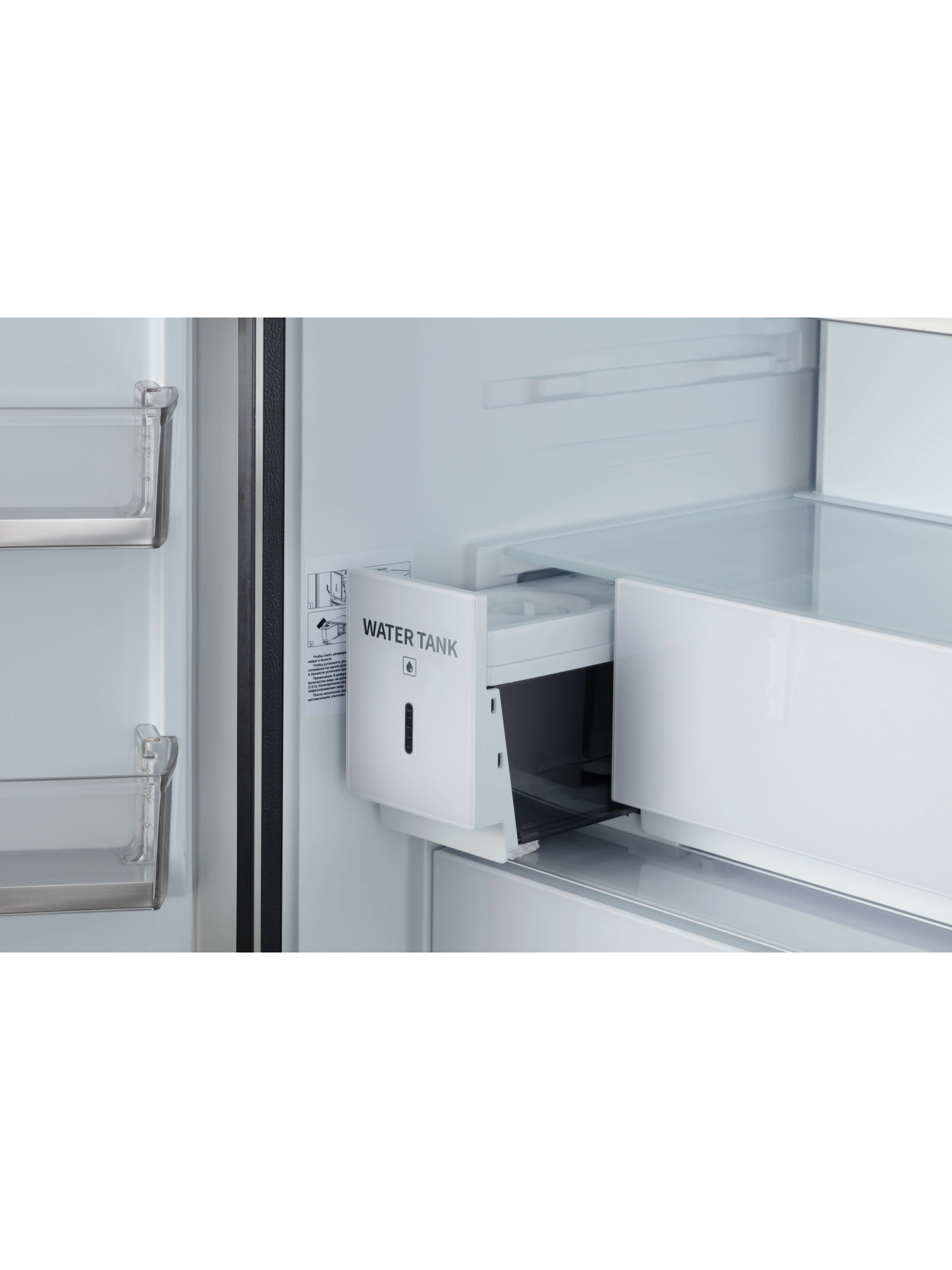 картинка Полувстраиваемый холодильник Hiberg  i-RFQ 705G Y  картинка Полувстраиваемый холодильник Hiberg  i-RFQ 705G Y