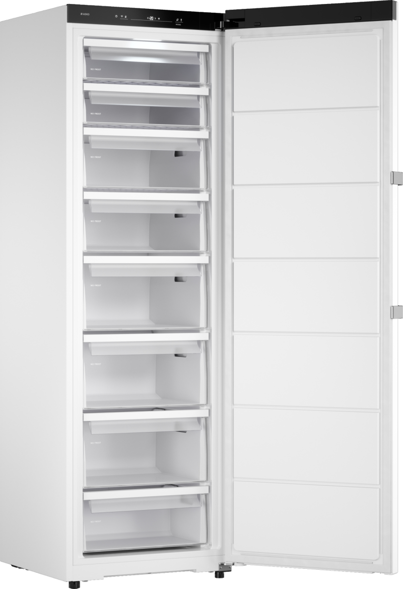 картинка Полувстраиваемая морозильная камера Asko RFF286KNCW1 белая 