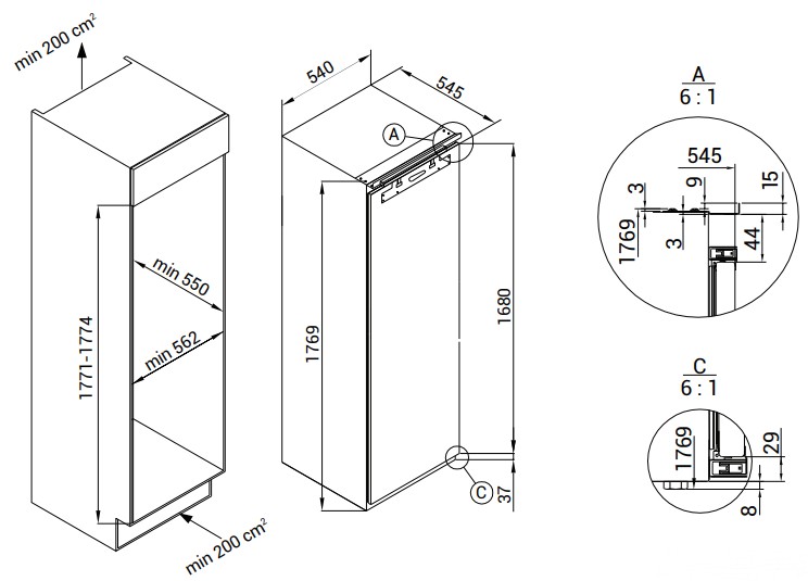 картинка Морозильная камера Hiberg FRB-30 NFW 