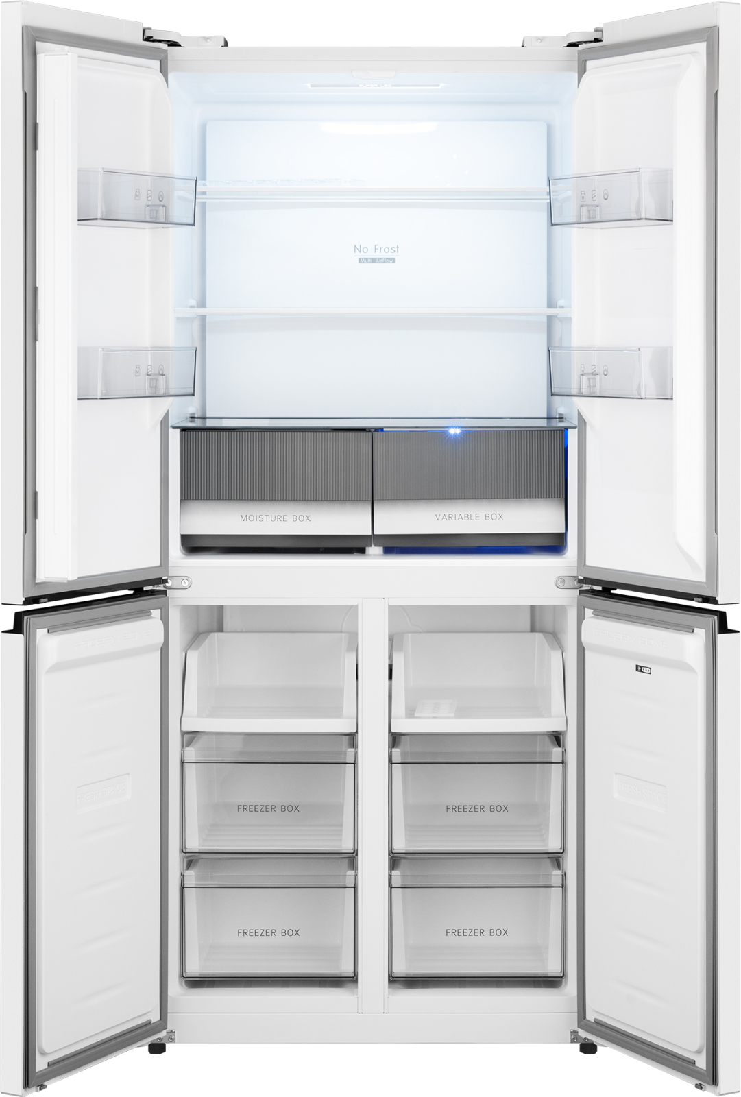картинка Полувстраиваемый холодильник Weissgauff WCD 450 W NoFrost Inverter 