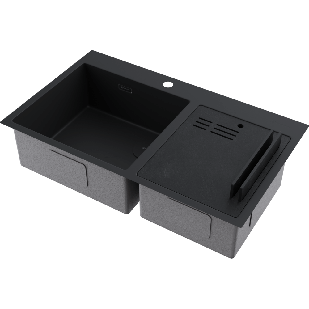 картинка Мойка для кухни Omoikiri Akisame 86-2 Side-GB 