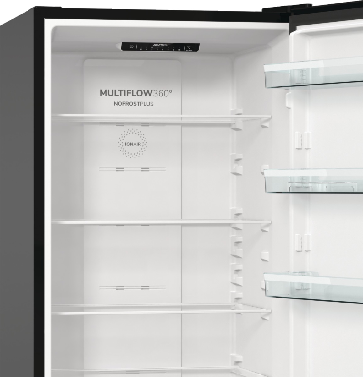 картинка Полувстраиваемый холодильник Gorenje NRK6202EBXL4 