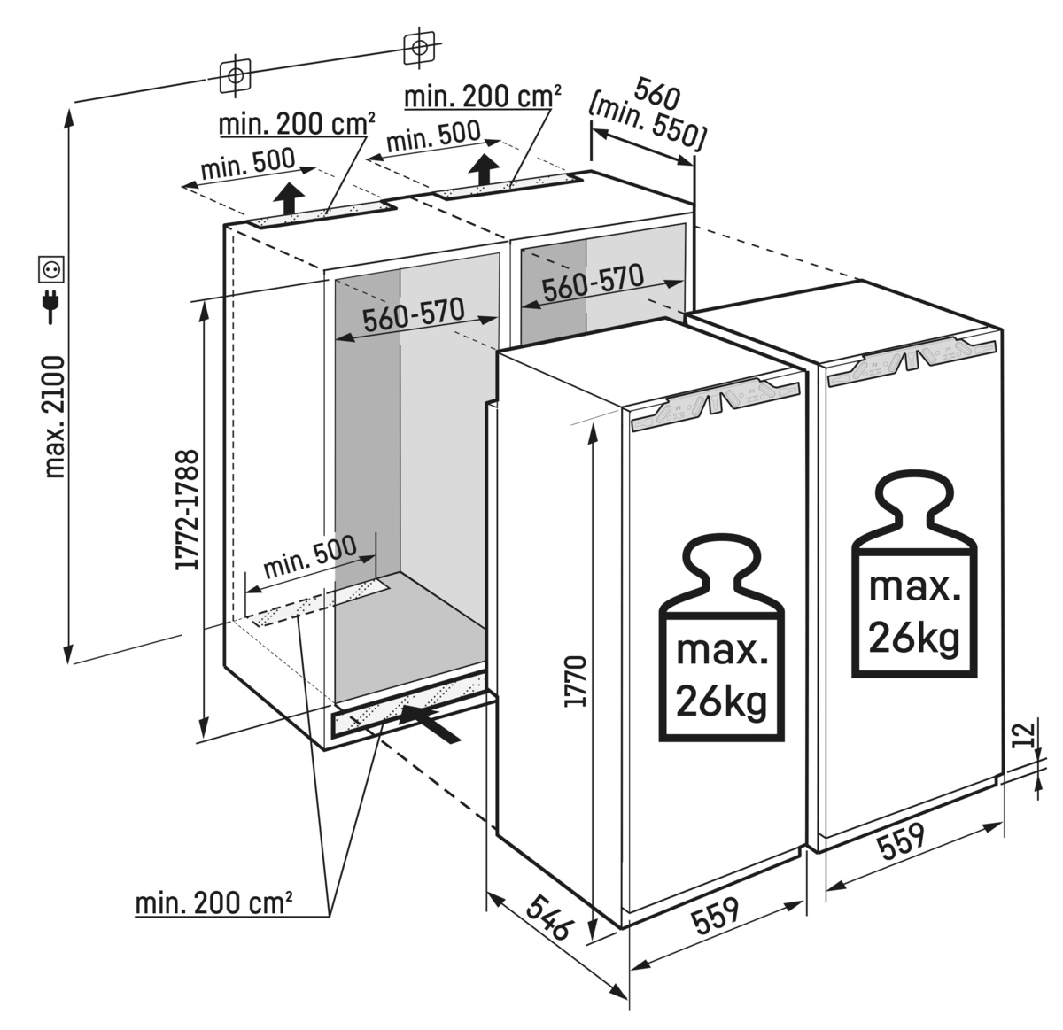 картинка Встраиваемый холодильник Liebherr IXRF 5100-22 001 
