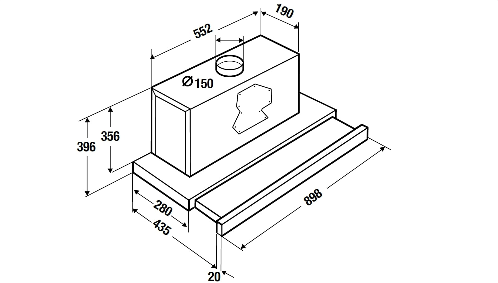 картинка Кухонная вытяжка Kuppersbusch DEF 9550.0 E 