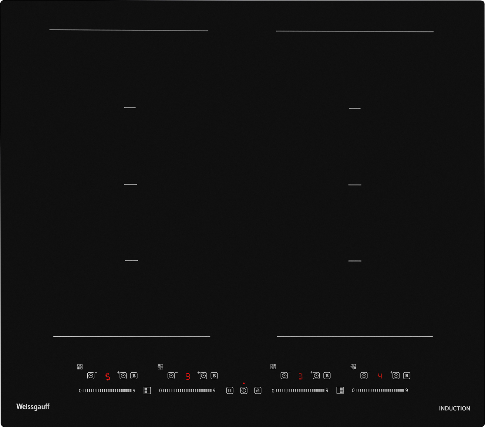 картинка Индукционная варочная панель Weissgauff HI 649 Dual Flex Premium 