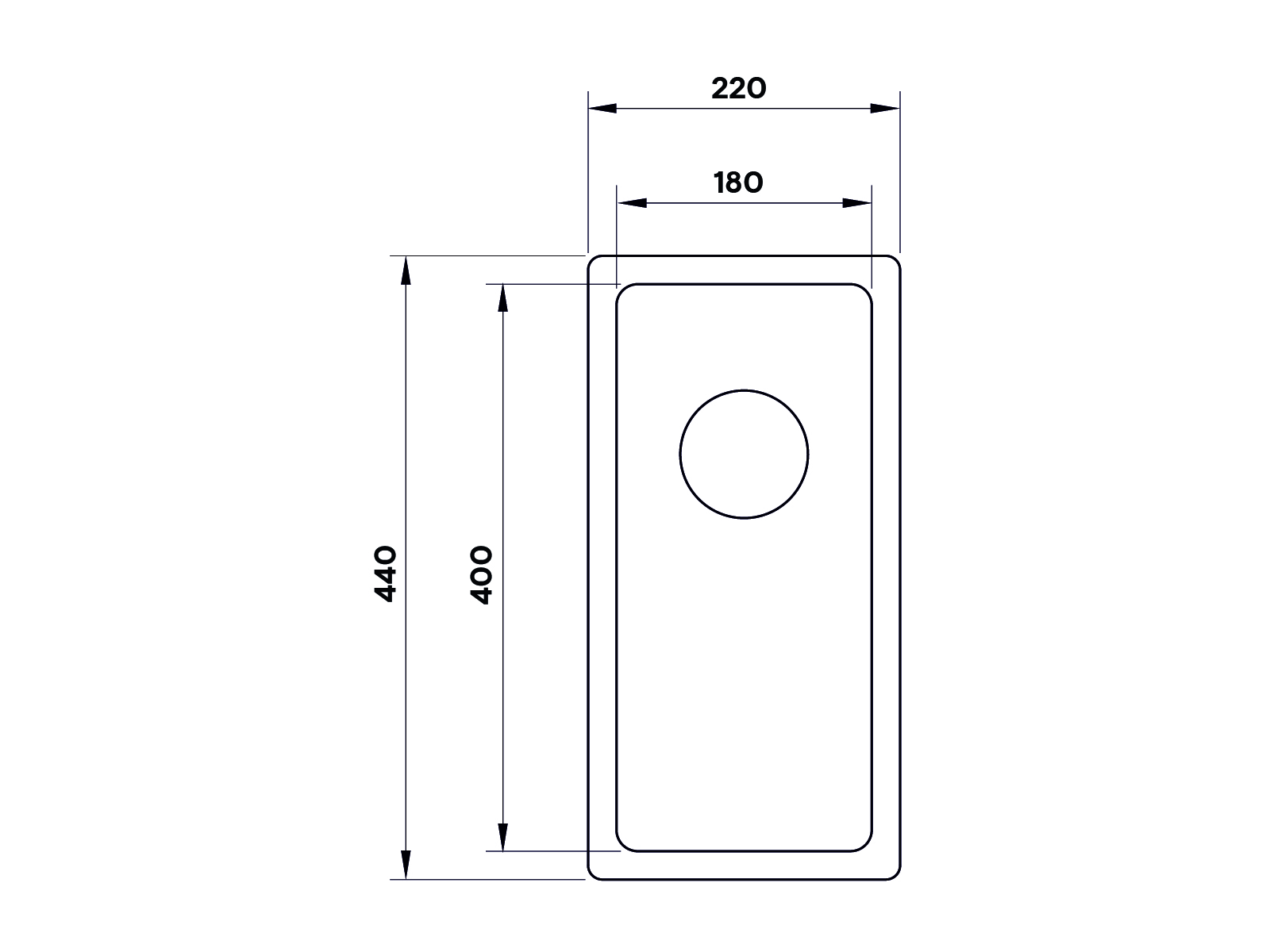 картинка Мойка Longran TECHNO TEB180.400 -G-10P 