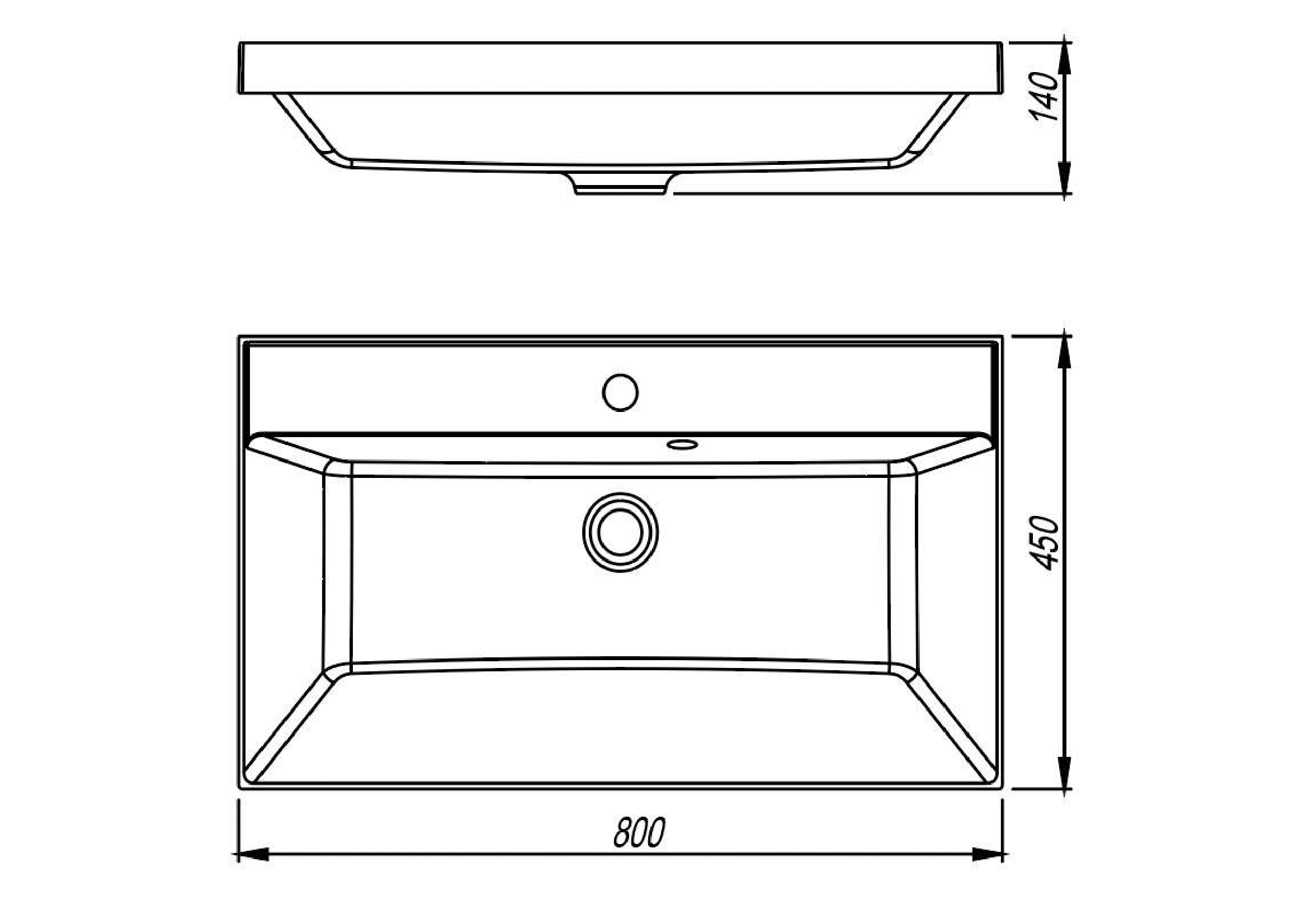 картинка Раковина Florentina Астория 800 