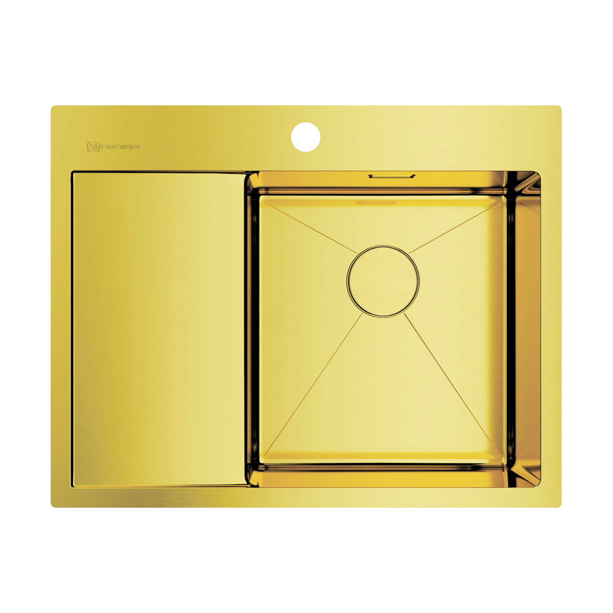 картинка Мойка Omoikiri Akisame-65-LG-R  картинка Мойка Omoikiri Akisame-65-LG-R