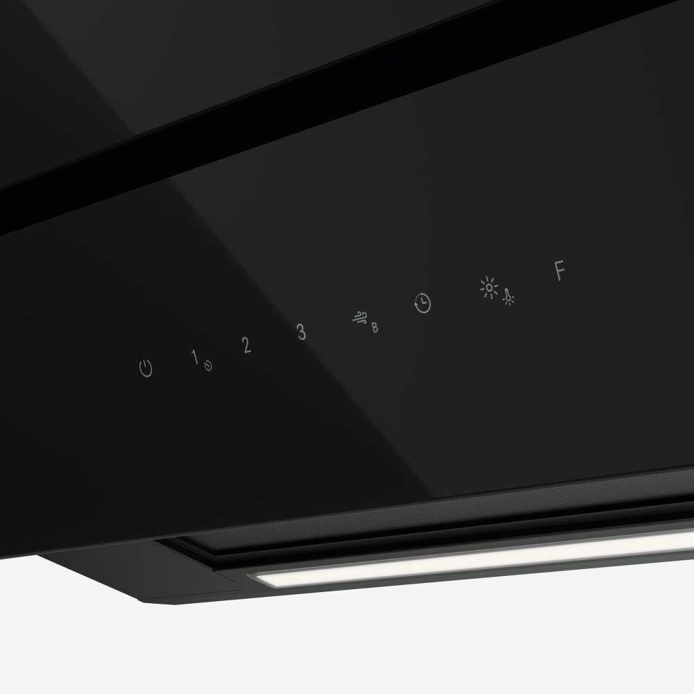 картинка Кухонная вытяжка наклонная Franke FMY PER PRO BK F90 