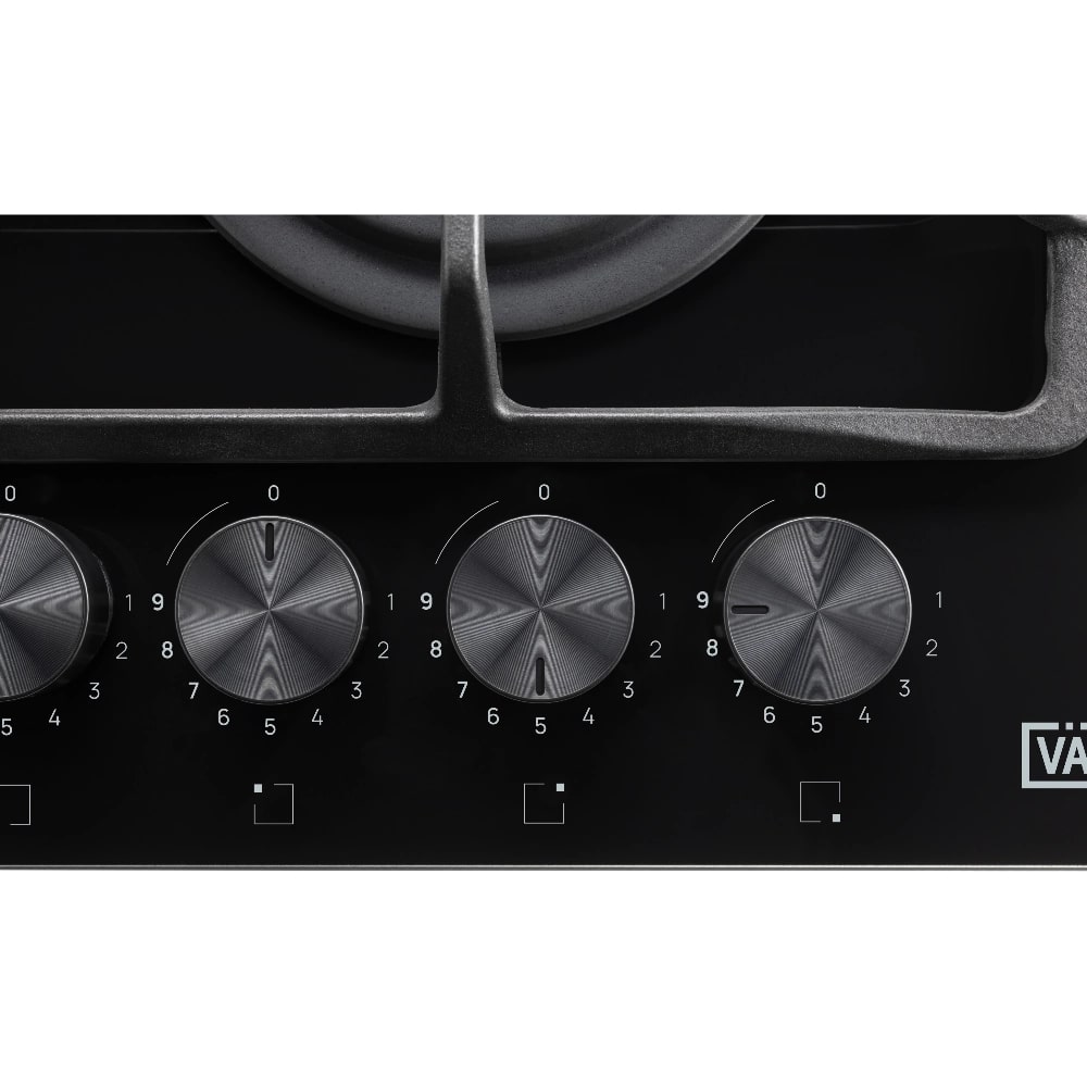 картинка Газовая варочная панель Vard VHLS6434K  картинка Газовая варочная панель Vard VHLS6434K