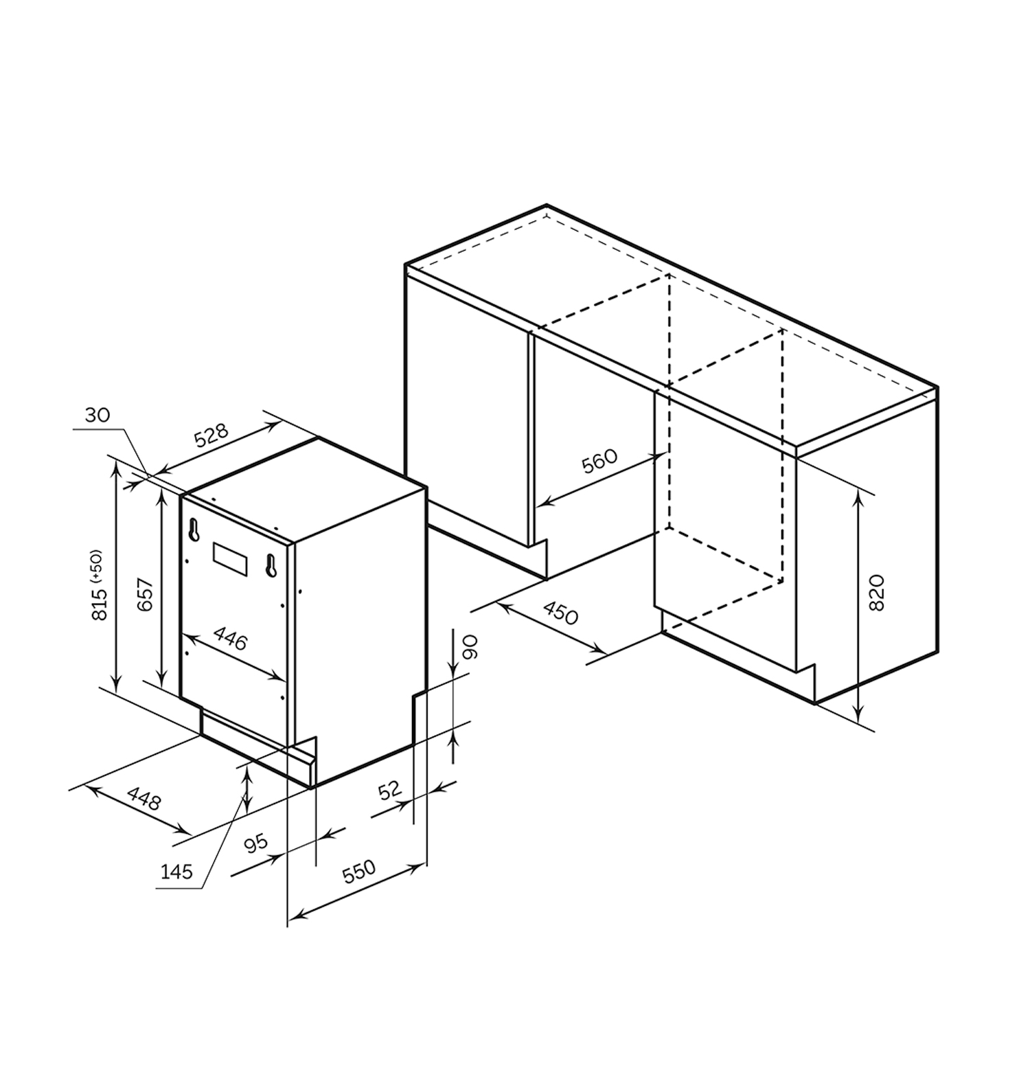 картинка Посудомоечная машина Millen MDW 453 