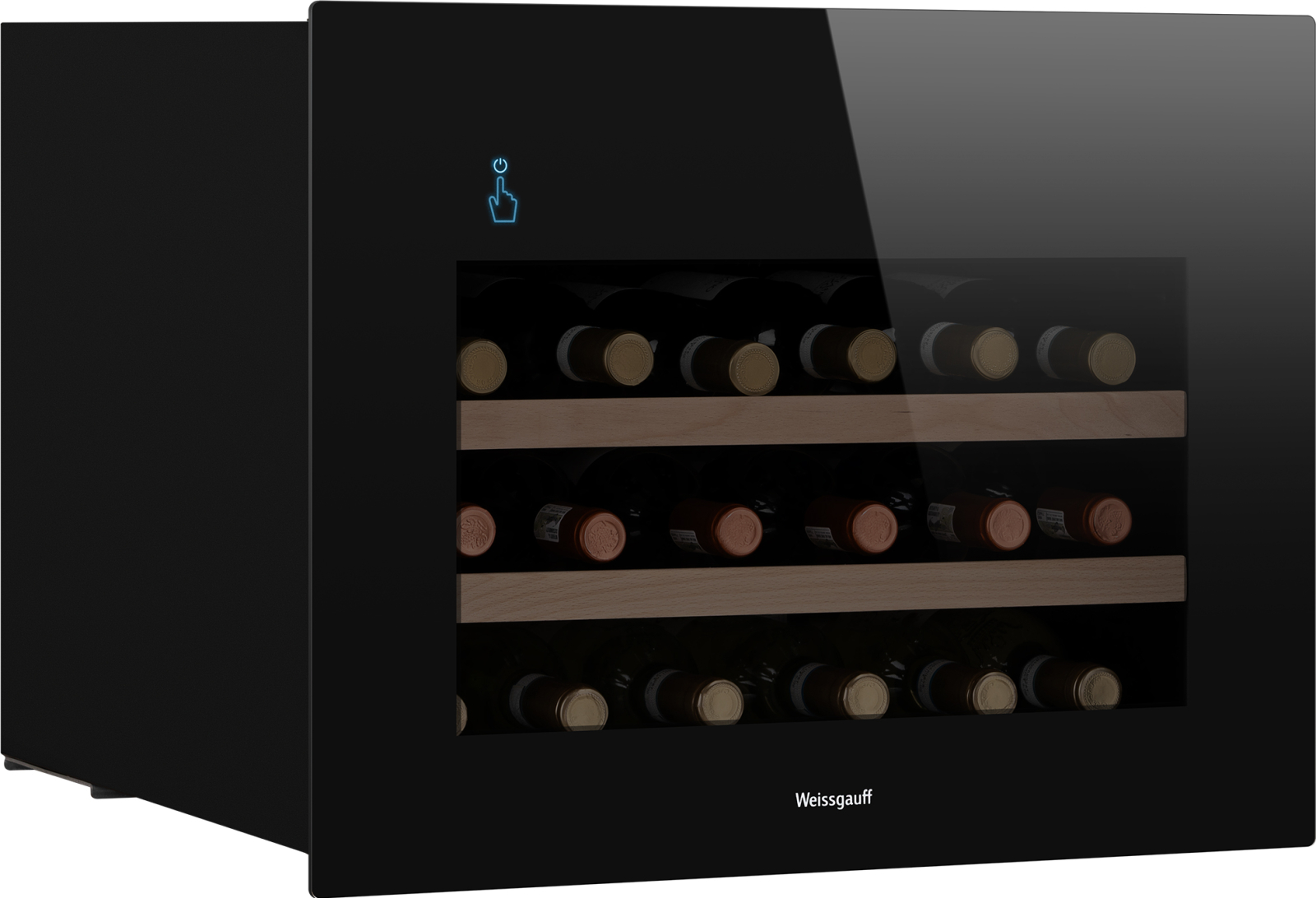 картинка Встраиваемый винный шкаф Weissgauff WWCI-28 DB 