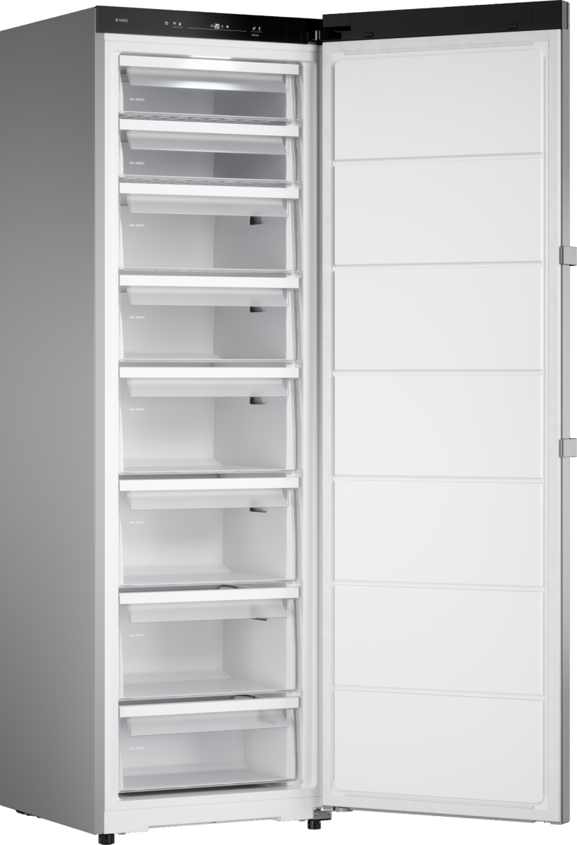 картинка Полувстраиваемая морозильная камера Asko RFF286KNCS1 нержавеющая сталь 