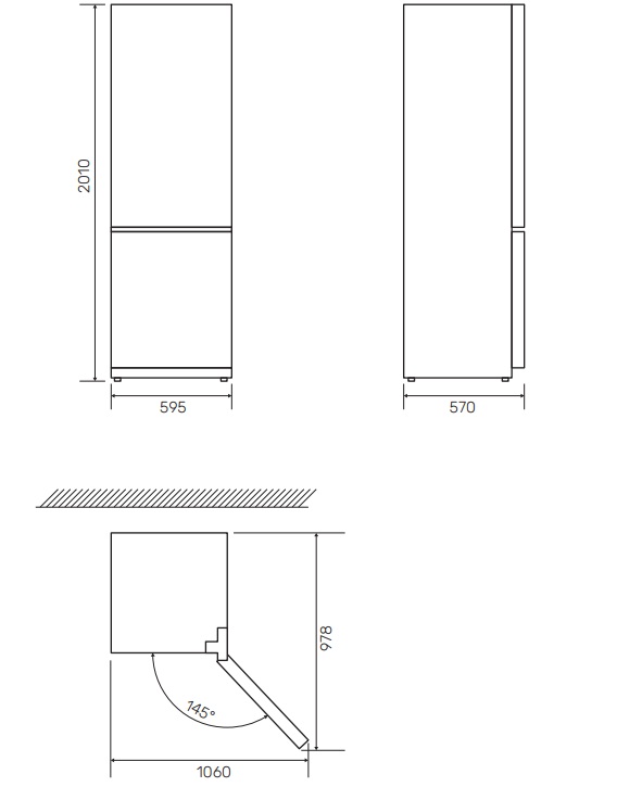 картинка Отдельностоящий холодильник Kuppersberg RFCN 2016 X 