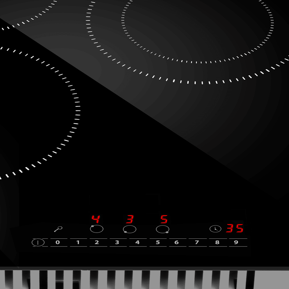 картинка Электрическая варочная панель Maunfeld AVCE4535SDBK 