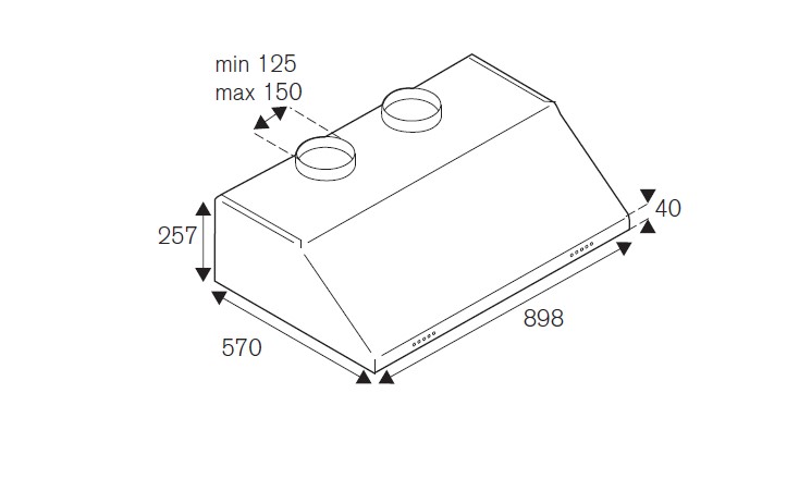 картинка Кухонная вытяжка Bertazzoni KU90PRO2XA  картинка Кухонная вытяжка Bertazzoni KU90PRO2XA