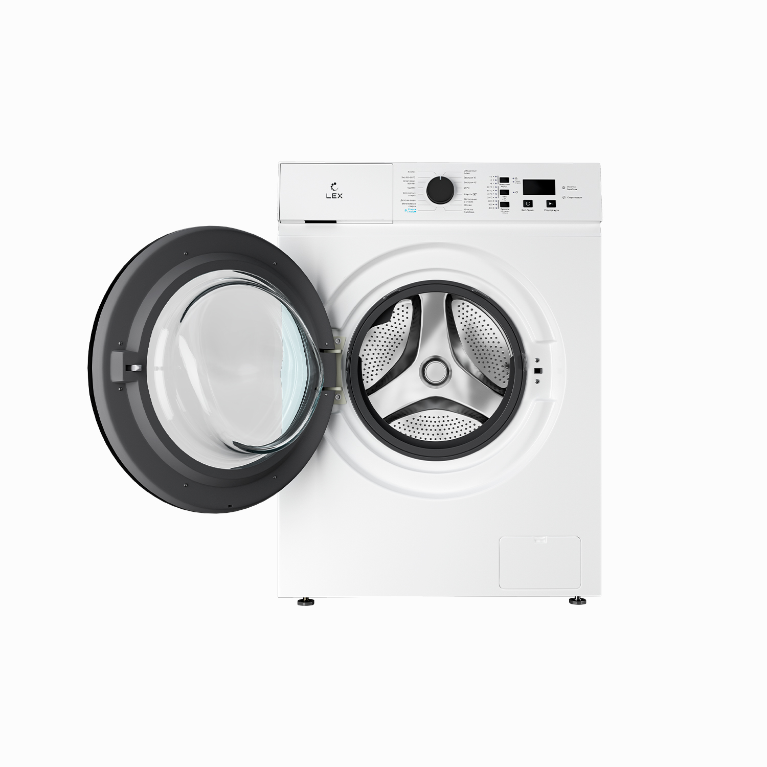 картинка Узкая стиральная машина с паром Lex LWM06010BLIDSMALL 