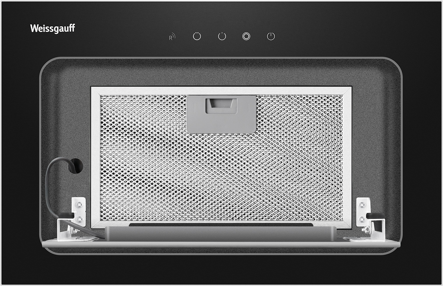 картинка Кухонная вытяжка Weissgauff Aura 456 Touch Black Glass 