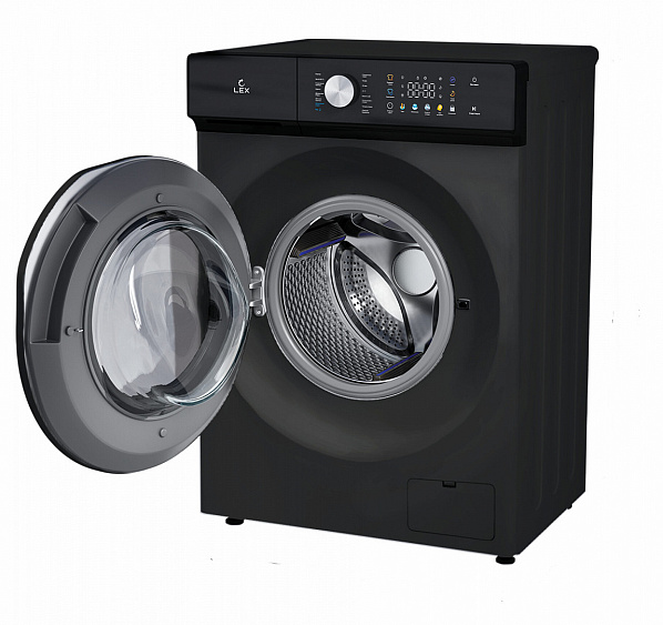 картинка Стиральная машина с паром Lex LWM06010BLTHID SLIM 