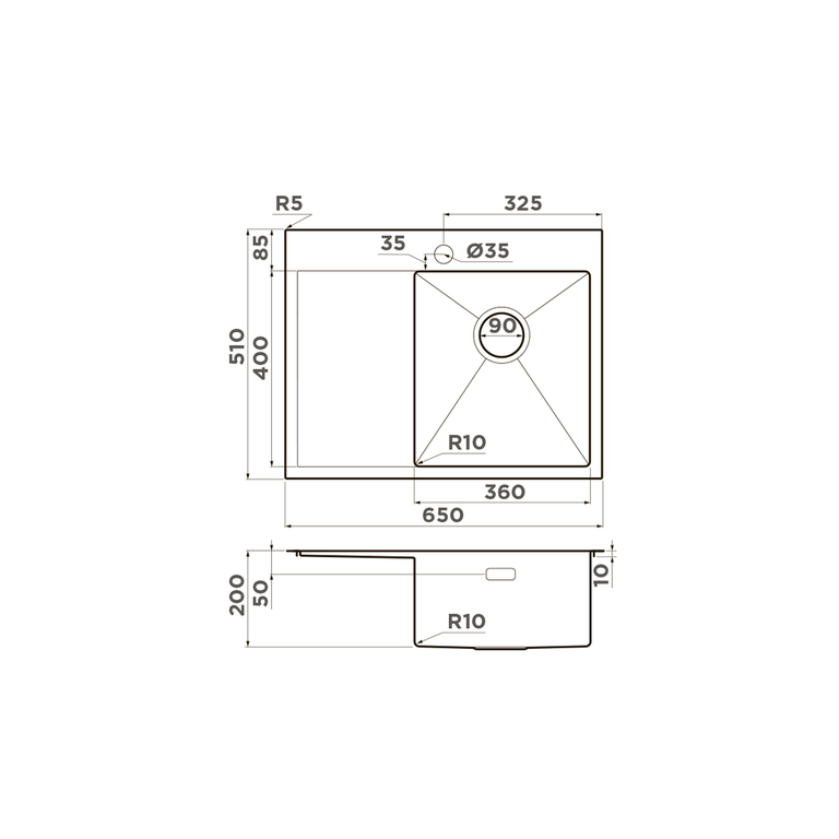 картинка Мойка Omoikiri Akisame-65-GM-R 