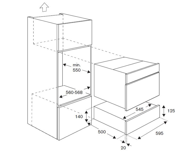 картинка Подогреватель посуды Bertazzoni WD60N карбонио 