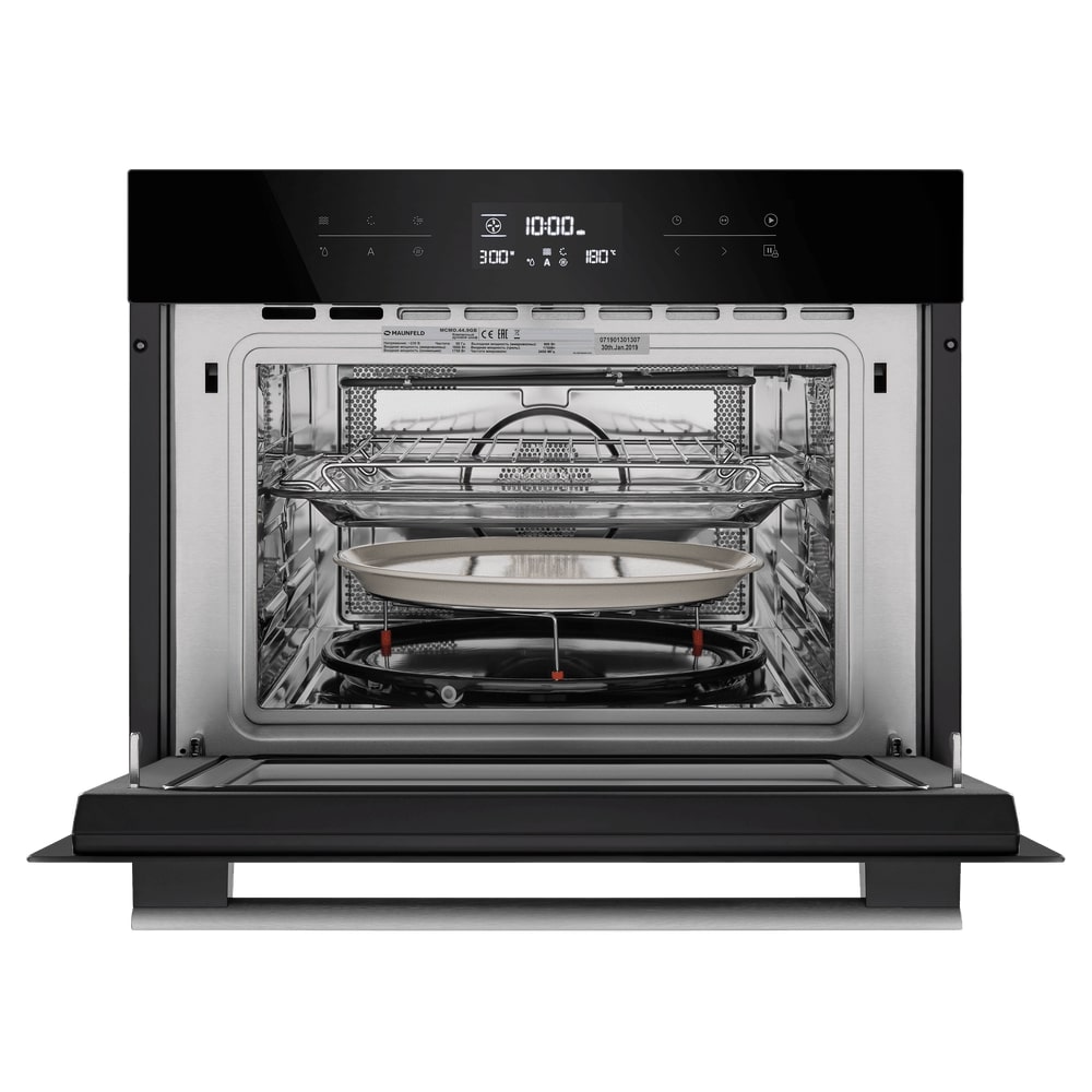 картинка Духовой шкаф компактный с функцией СВЧ Maunfeld MCMO.44.9GB 