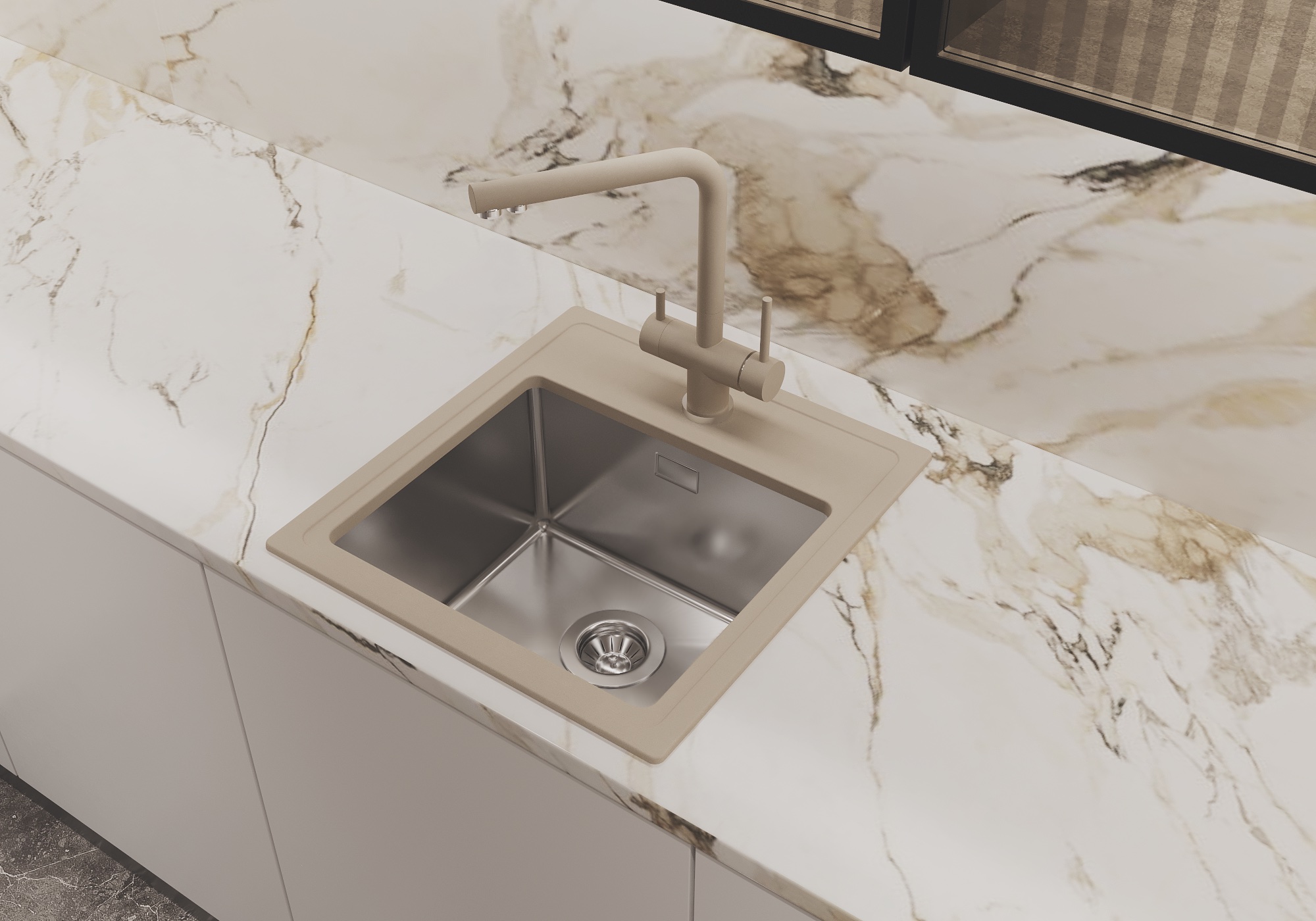 картинка Мойка для кухни Florentina КОМБИ-480 