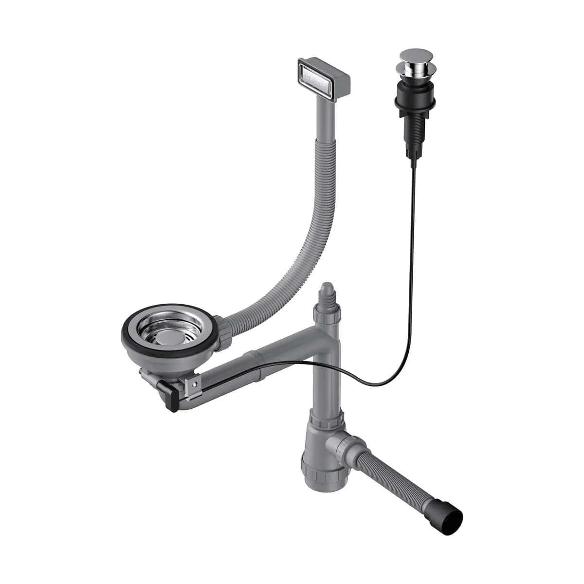 картинка Арматура для одночашевых моек с прямоугольным переливом WK-1-A  