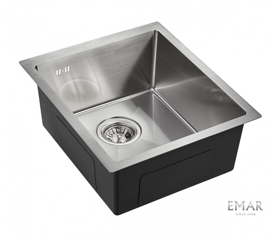 картинка Мойка для кухни Emar EMB-130 PVD Nano Satine  картинка Мойка для кухни Emar EMB-130 PVD Nano Satine