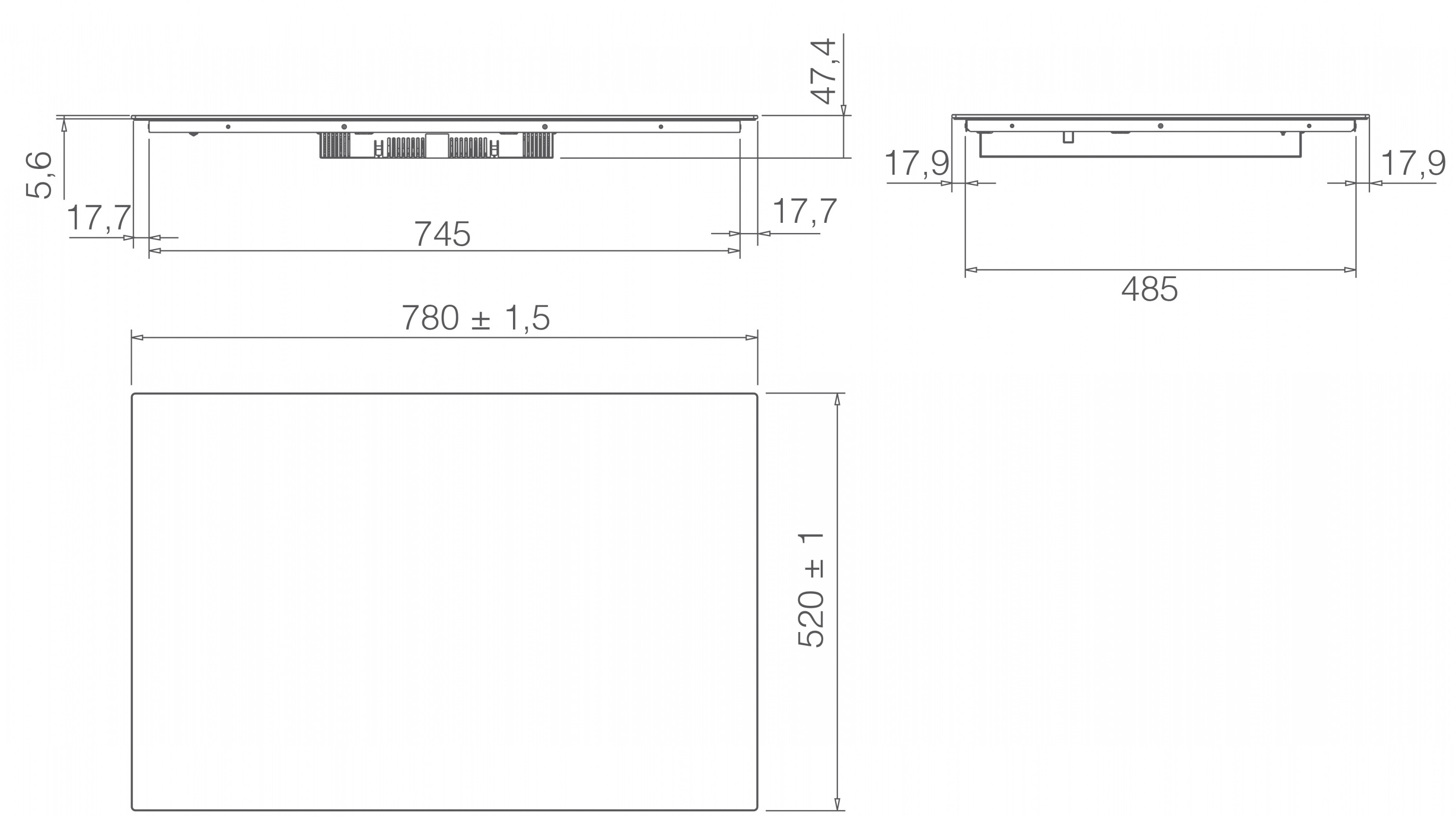 картинка Индукционная варочная панель Elica Ratio Connex 803 Plus 