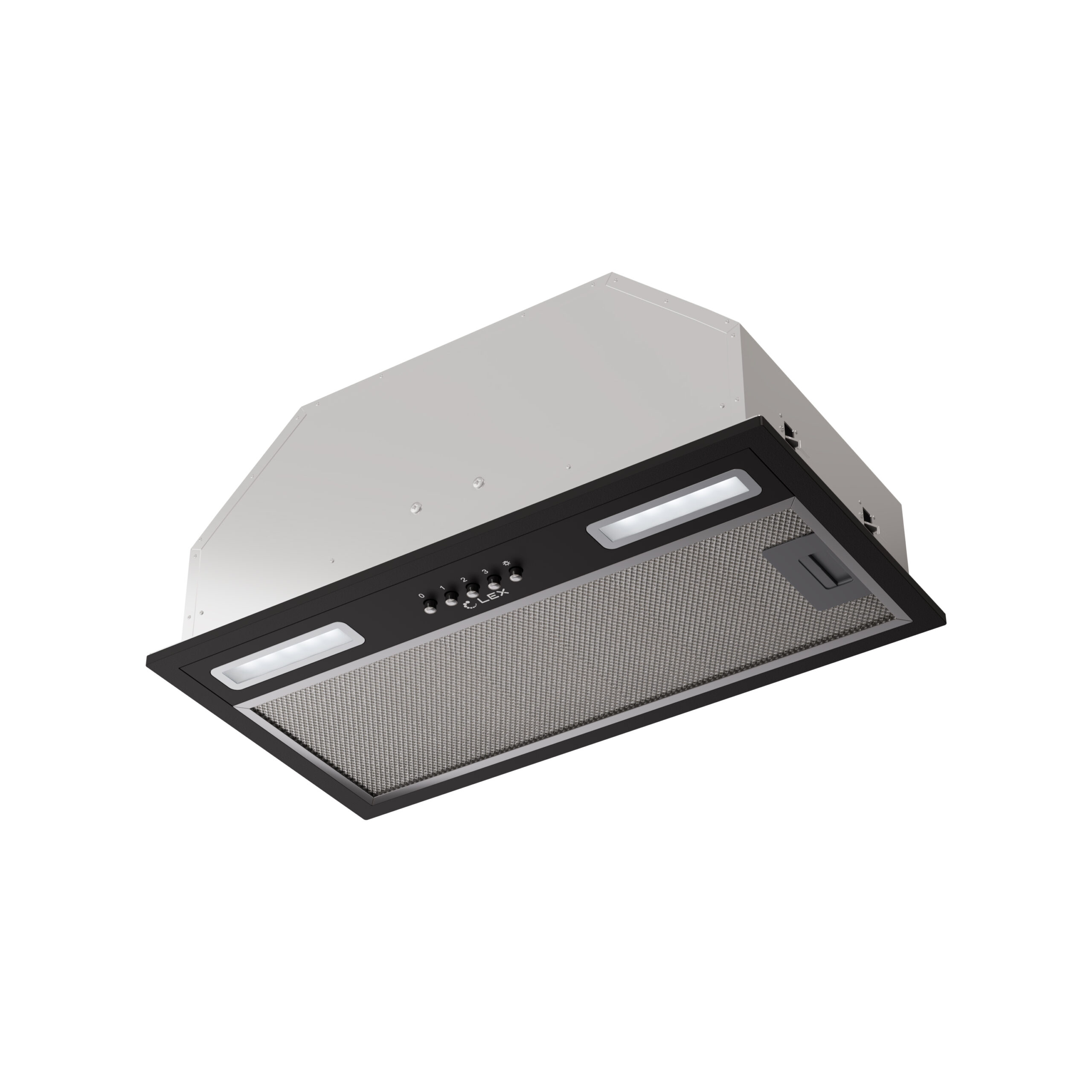 картинка Кухонная вытяжка Lex HYPER 600 LIGHT BL черная 