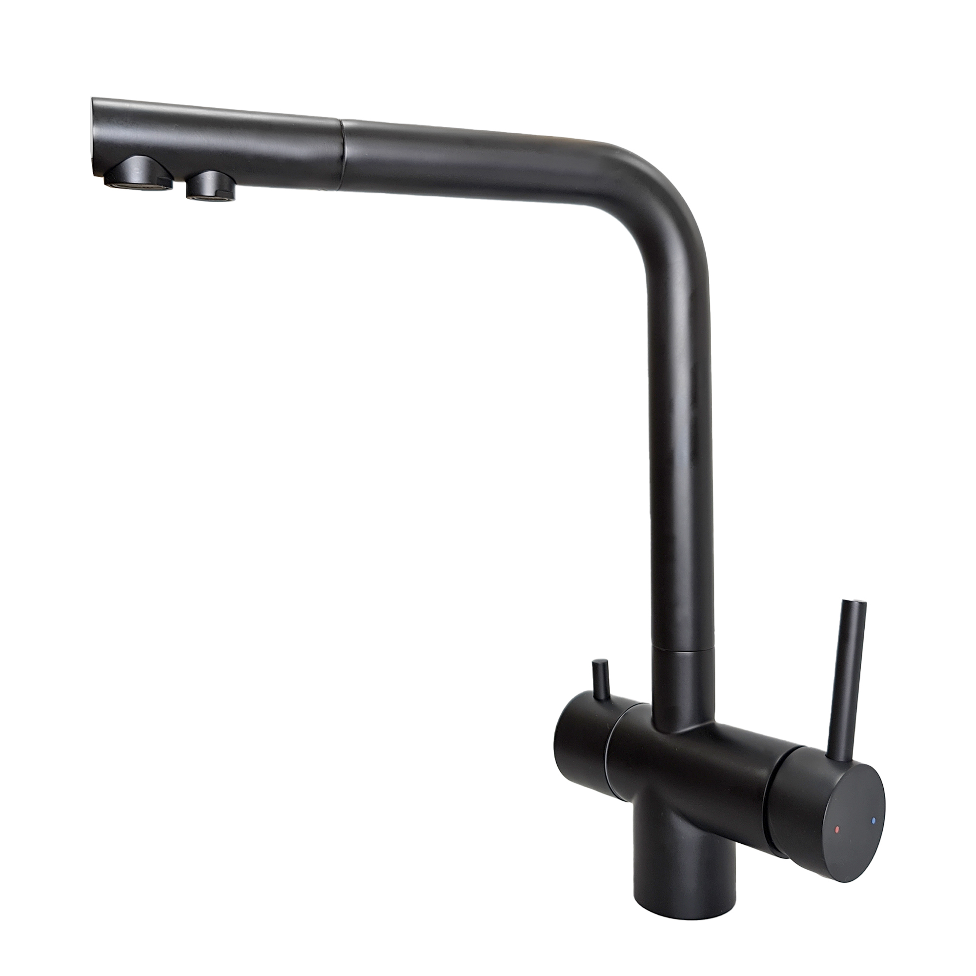 картинка Комплект мойка и смеситель Gerda 6045 G+SM.Black 