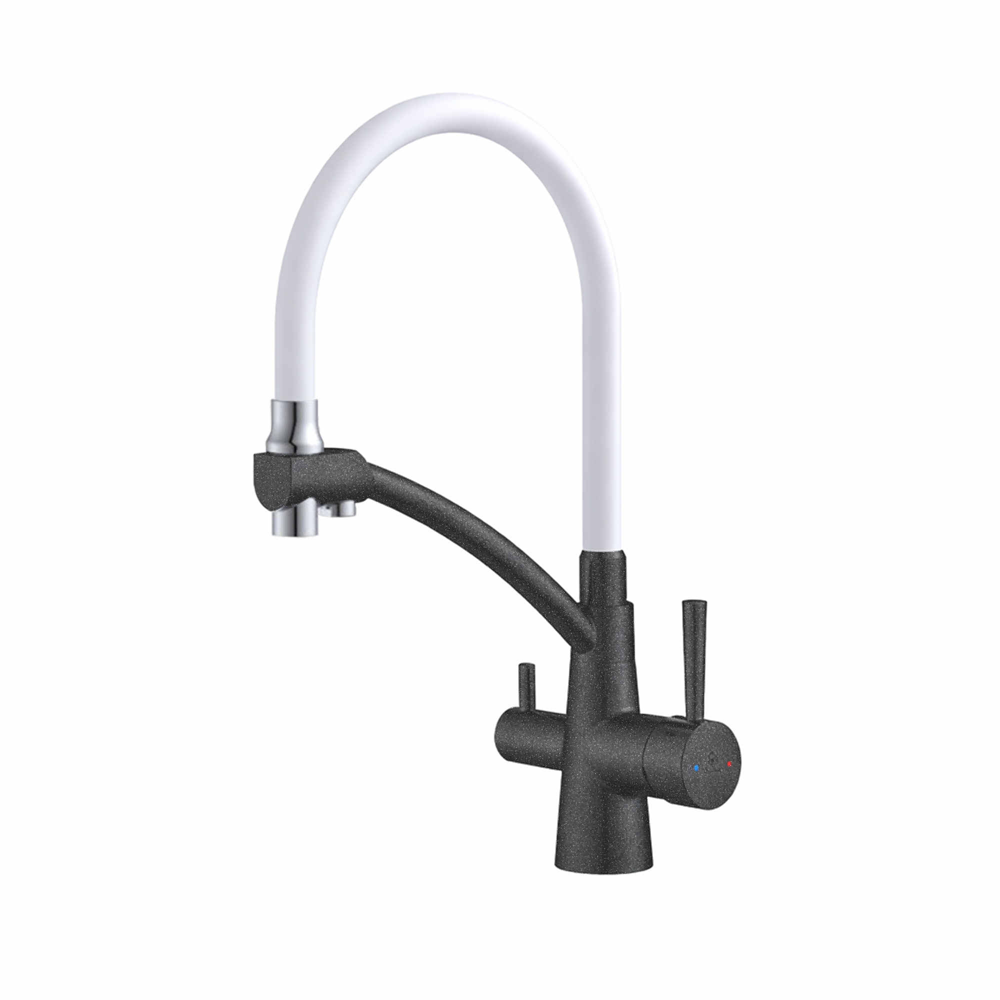 картинка Смеситель Gerdamix BROOKS (DG) white 