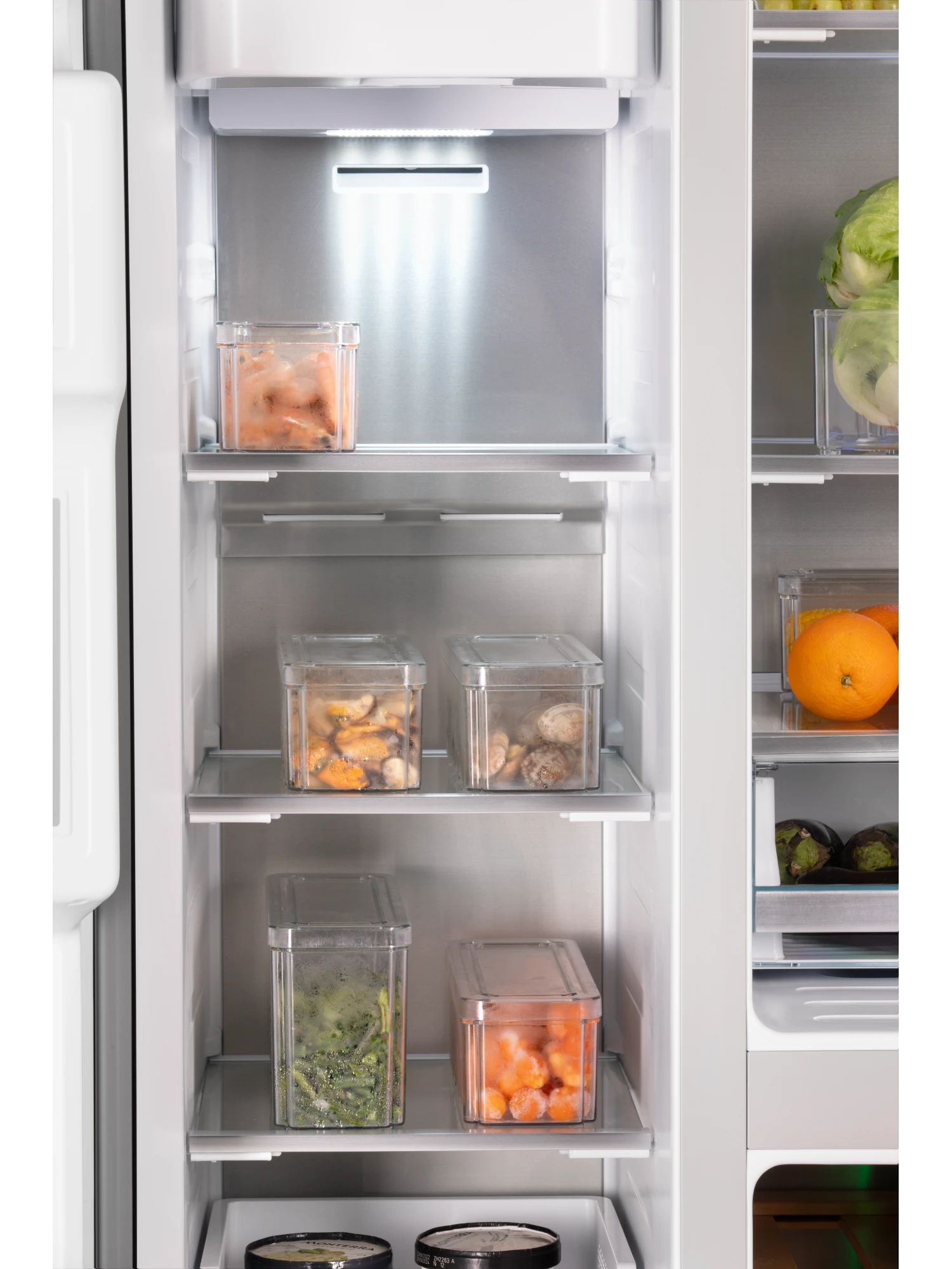 картинка Отдельностоящий холодильник Hiberg I-RFS 750G B 