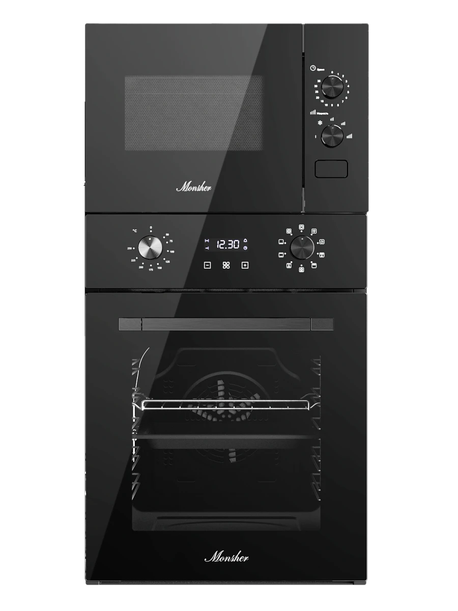 картинка Микроволновая печь встраиваемая Monsher MMH 1015 Noir 
