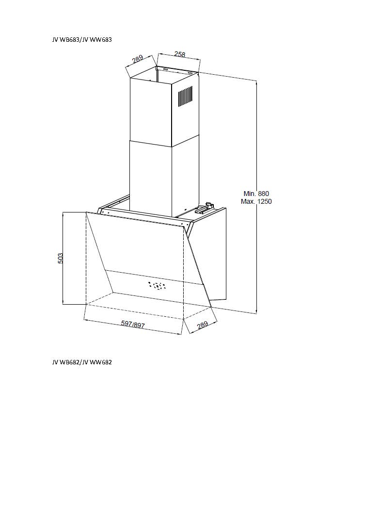 картинка Кухонная вытяжка Jacky's JV WB683 