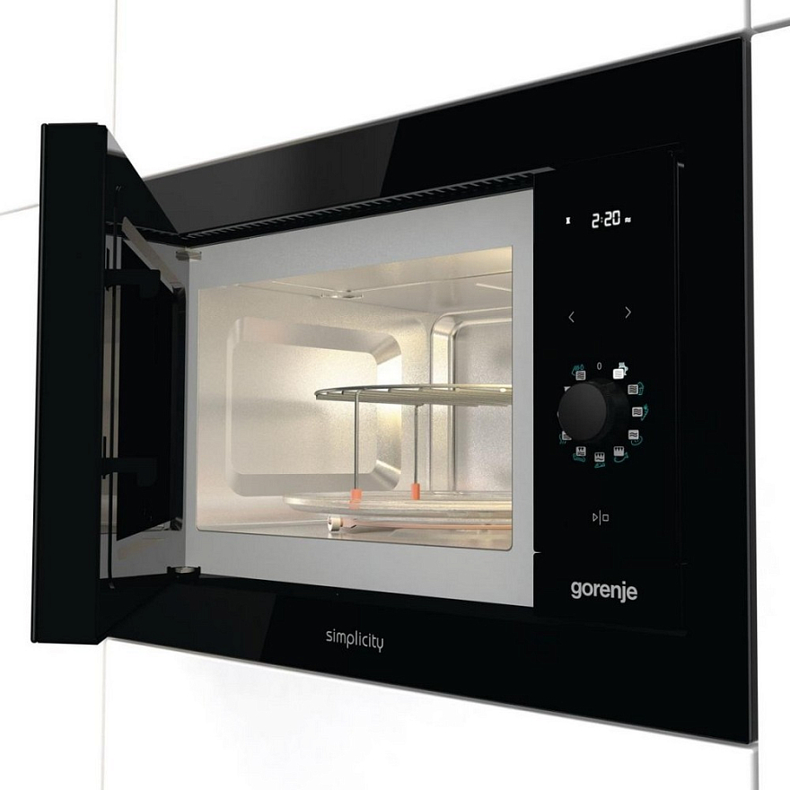 картинка Микроволновая печь Gorenje BM235G1SYB  картинка Микроволновая печь Gorenje BM235G1SYB