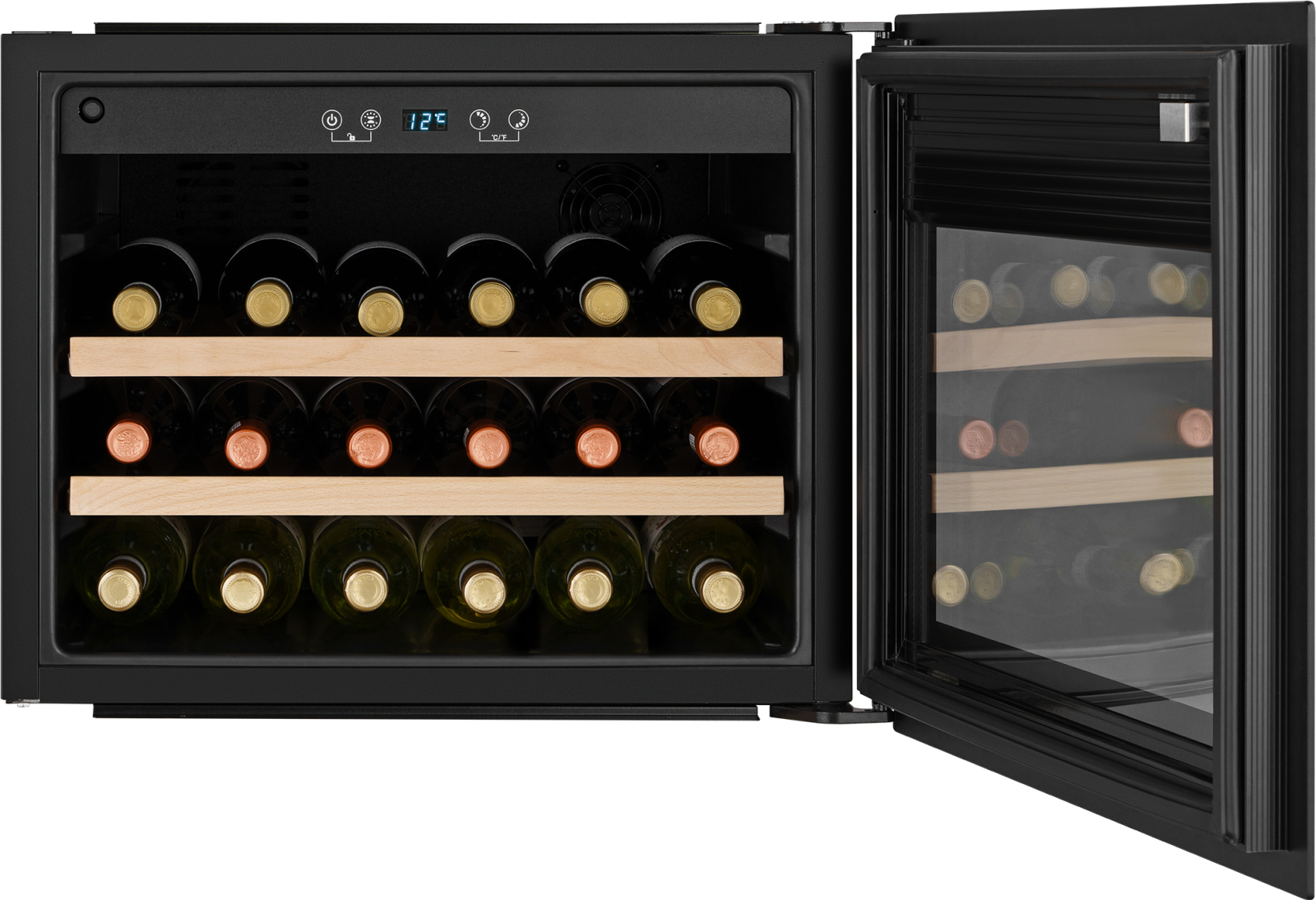 картинка Встраиваемый винный шкаф Weissgauff WWCI-28 DB 
