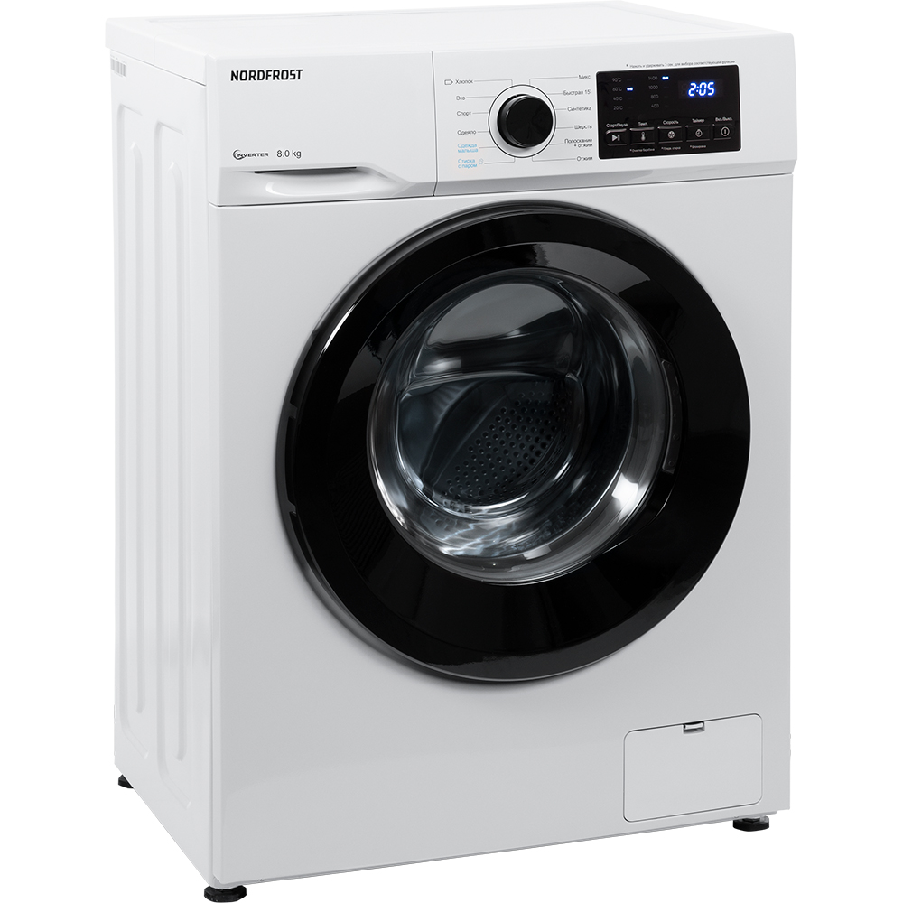 картинка Стиральная машина с паром Nordfrost I-WSQ4 8140 W  картинка Стиральная машина с паром Nordfrost I-WSQ4 8140 W