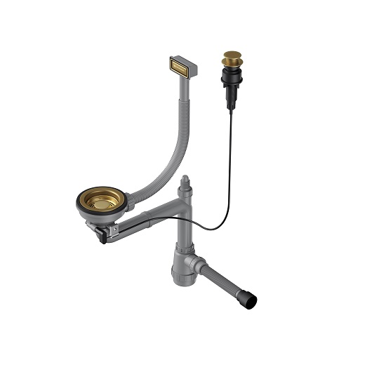 картинка Арматура для одночашевых моек с прямоугольным переливом WK-1-A  