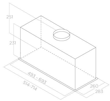 картинка Кухонная вытяжка Elica FOLD BL MAT/A/52   картинка Кухонная вытяжка Elica FOLD BL MAT/A/52