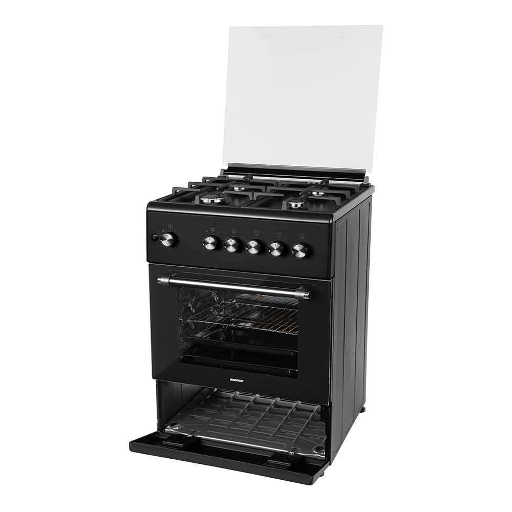 картинка Газовая кухонная плита Nordfrost GG 6064 B  картинка Газовая кухонная плита Nordfrost GG 6064 B