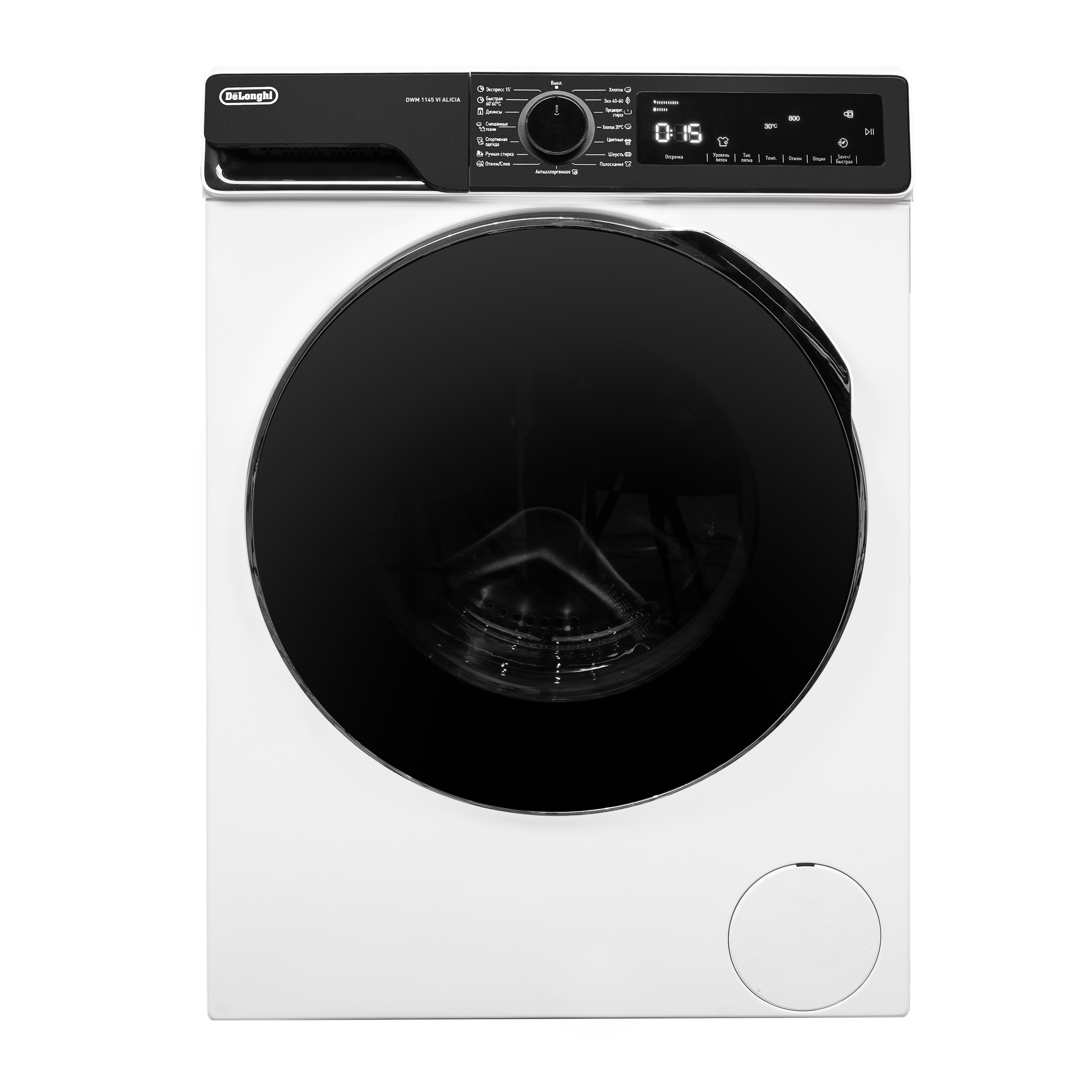 картинка Стиральная машина с паром Delonghi DWM 1145 VI ALICIA  картинка Стиральная машина с паром Delonghi DWM 1145 VI ALICIA