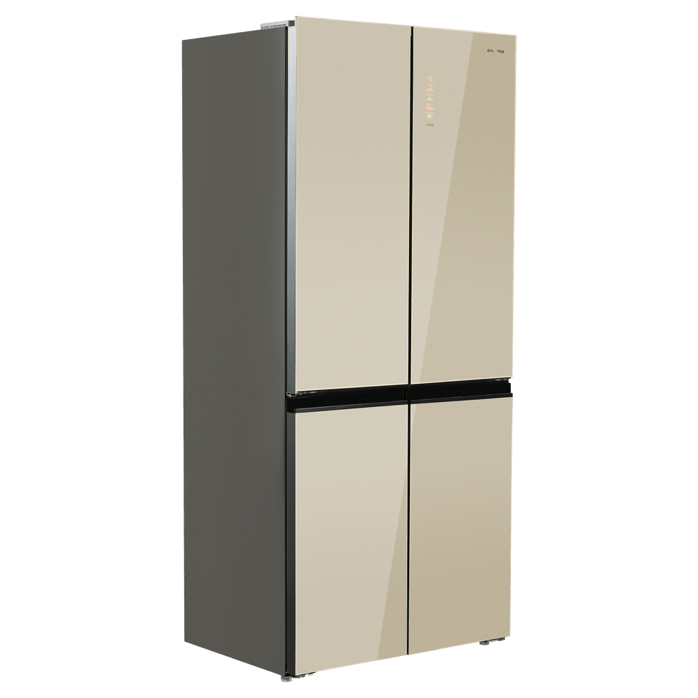 картинка Полувстраиваемый холодильник Maunfeld MFF190NFDBG бежевый 