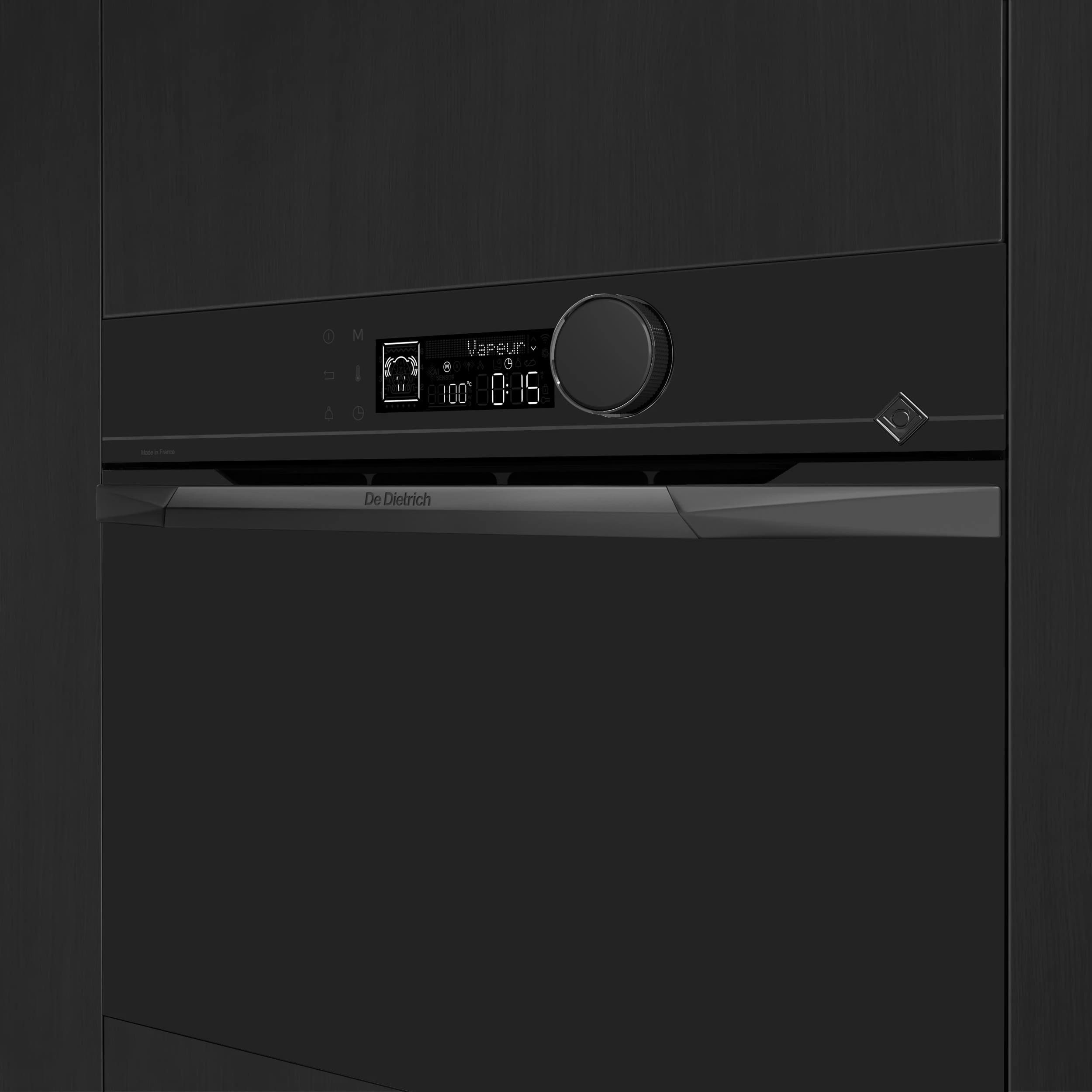 картинка Электрический паровой шкаф De Dietrich DKV4530B Infinite Black 