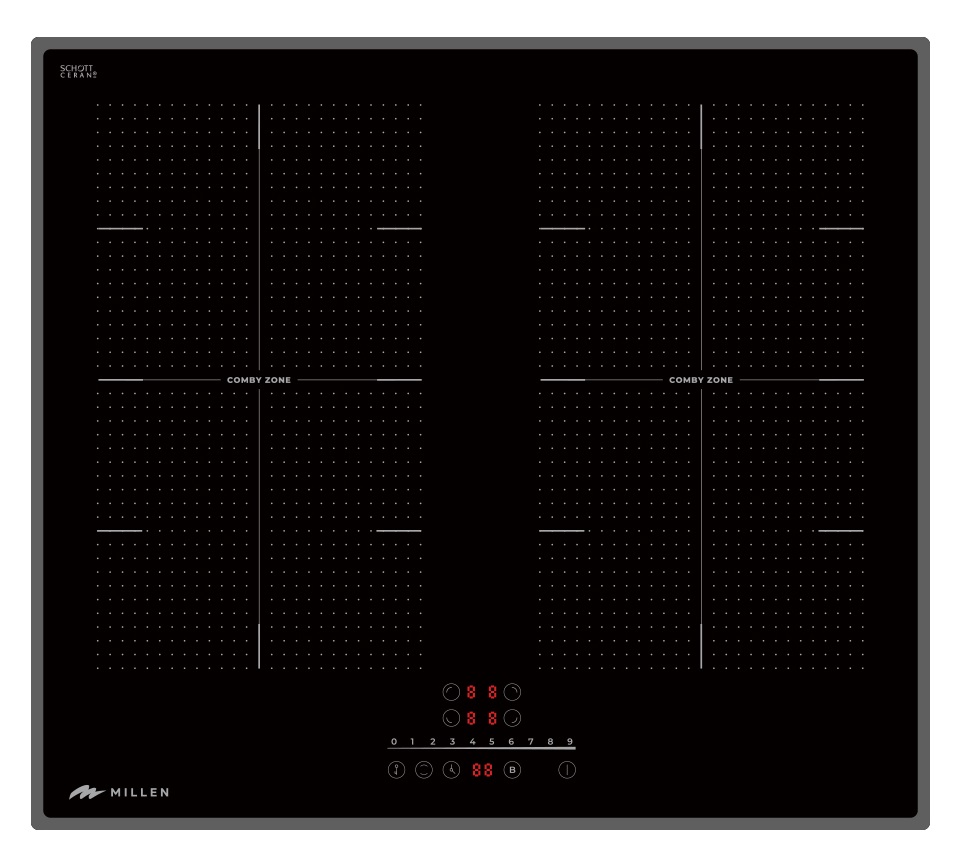картинка Индукционная варочная панель MILLEN MIH 602 BL 