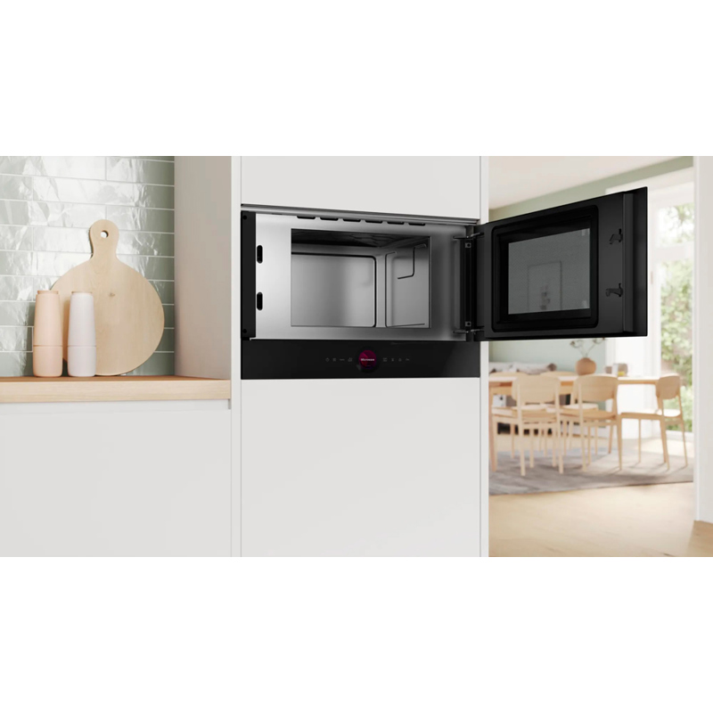 картинка Микроволновая печь встраиваемая Bosch BFR9221B1 черный  картинка Микроволновая печь встраиваемая Bosch BFR9221B1 черный