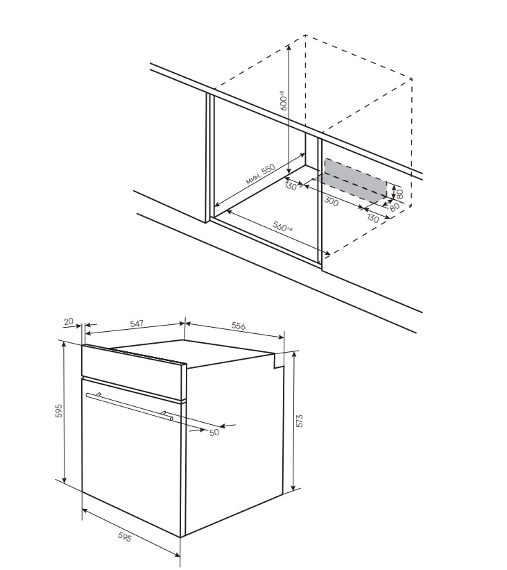 картинка Электрический духовой шкаф Kuppersberg HO 606 P Black 